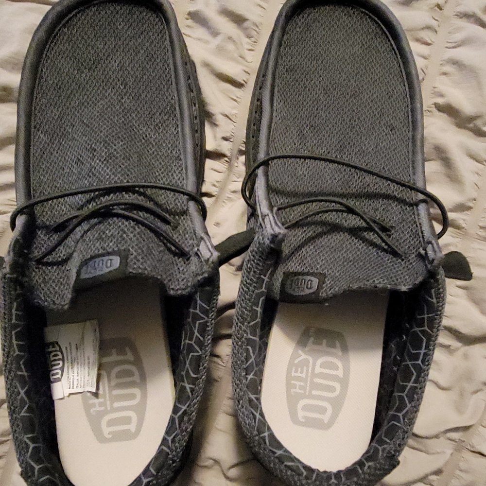 Hey Dude Gray Slip-On Loafers Ultimate Comfort